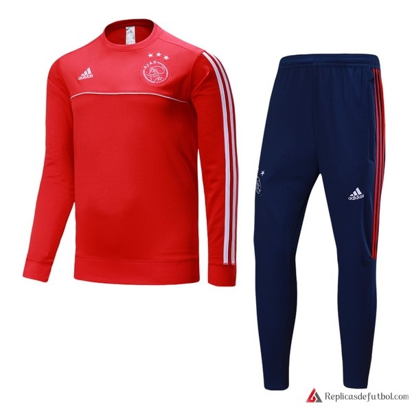 Chandal Ajax 2017-2018 Rojo Blanco Azul